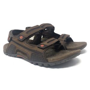 MERRELL Sandspur Oak Sport Sandal Mens Size 13 Dark Earth Brown Outdoors Hiking